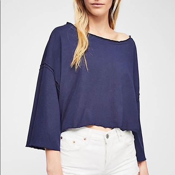 Free People Tops - !! Free People Bird Gang Crop Tee
